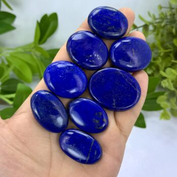 Natural Lapis Lazuli — Polished Cabochons — 118 Grams