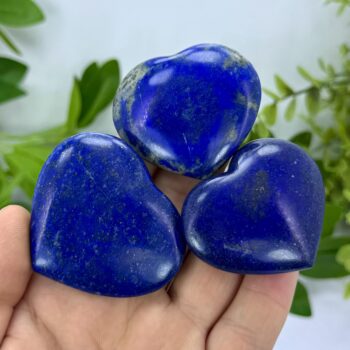 Natural Lapis Lazuli — Polished Heart Stone — 169 Grams